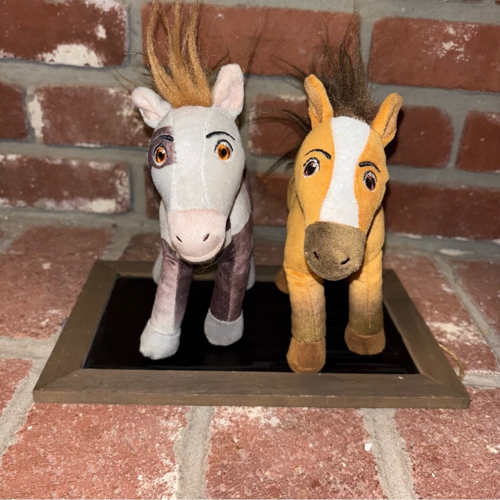 Spirit Riding Free Horse Pair Spirit & Boomerang 8” Plush Stuffed Animal Lot